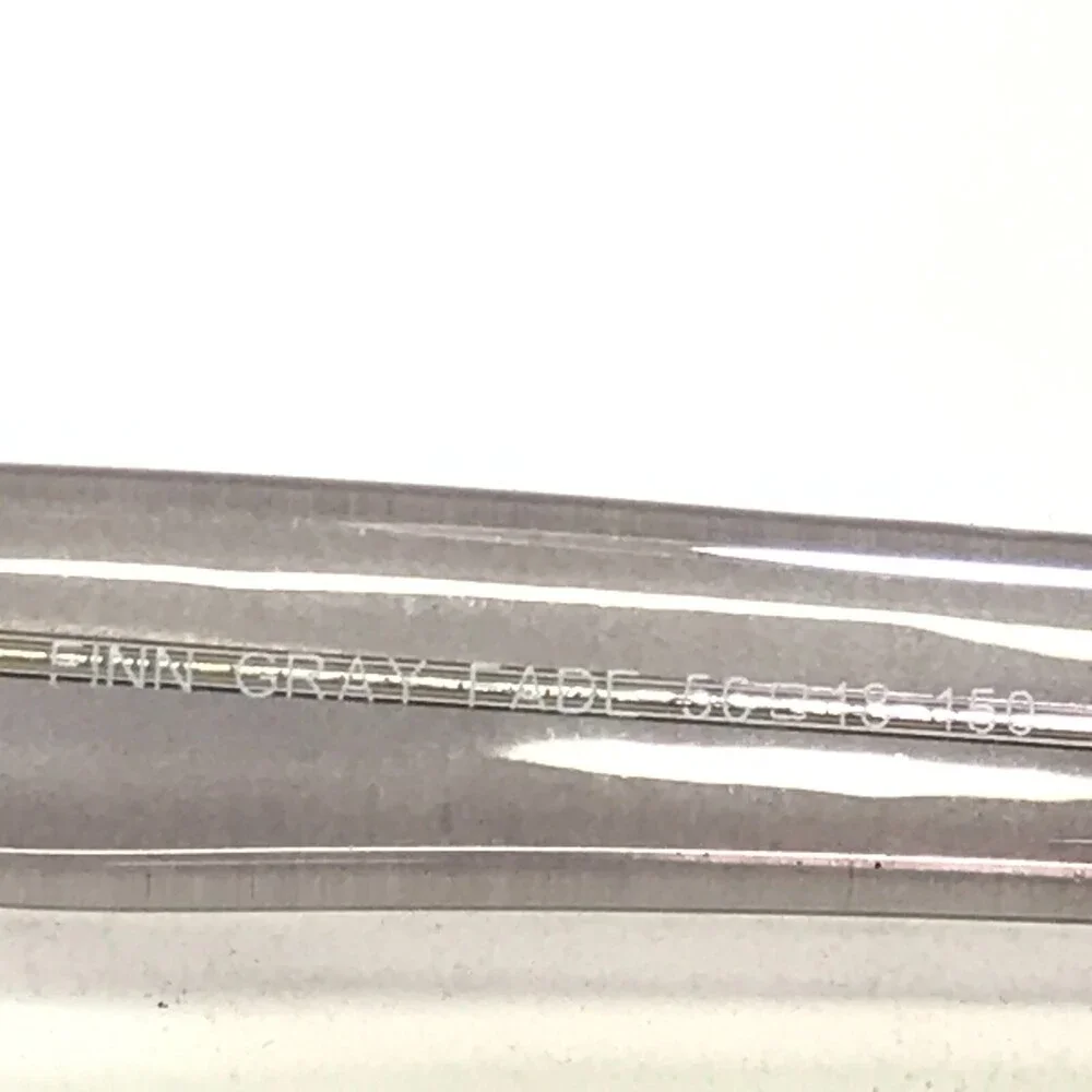 Affordable Designs Eyeglasses Frames FINN GRAY Clear Fade Square 56-18-150